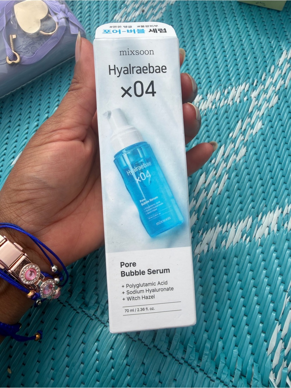 Mixsoon Hyalraebae x04 Pore Bubble Serum - Blue